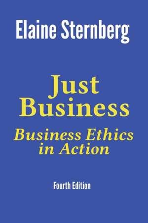 Just Business de Elaine Sternberg