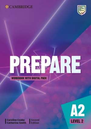 Prepare Level 2 Workbook with Digital Pack de Caroline Cooke