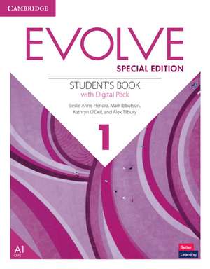 Evolve Level 1 Student's Book with Digital Pack Special Edition de Leslie Anne Hendra