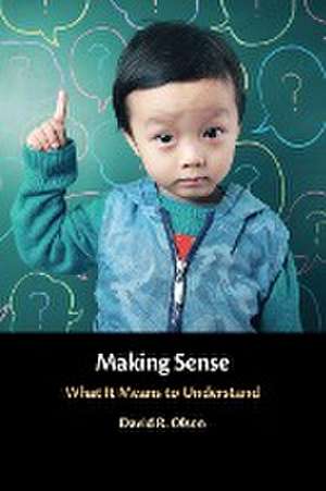 Making Sense de David R. Olson