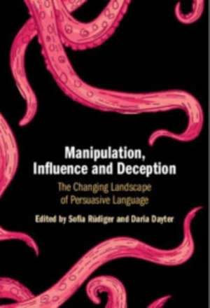 Manipulation, Influence and Deception de Sofia Rüdiger