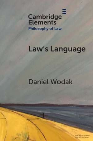 Law's Language de Daniel Wodak