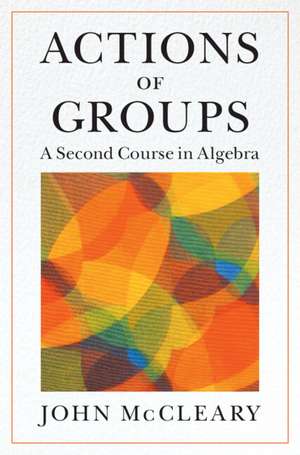 Actions of Groups de John Mccleary