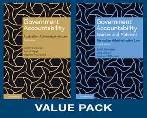 Government Accountability Value Pack 2: Principles 3rd ed + Sources & Materials 2nd ed de Judith Bannister