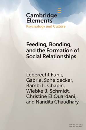 Feeding, Bonding, and the Formation of Social Relationships: Ethnographic Challenges to Attachment Theory and Early Childhood Interventions de Leberecht Funk