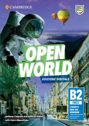 Open World First Student’s Book and Workbook Edizione Digitale de Anthony Cosgrove