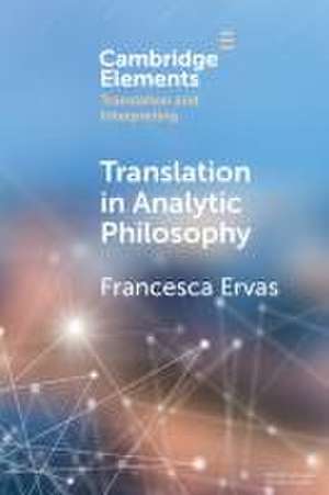 Translation in Analytic Philosophy de Francesca Ervas