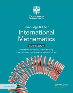 Cambridge IGCSE™ International Mathematics Coursebook with Digital Version (2 Years' Access) de Peter Blythe