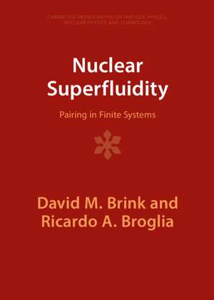 Nuclear Superfluidity: Pairing in Finite Systems de David M. Brink