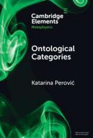 Ontological Categories de Katarina Perovic