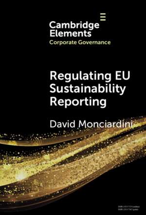 Regulating EU Sustainability Reporting de David Monciardini