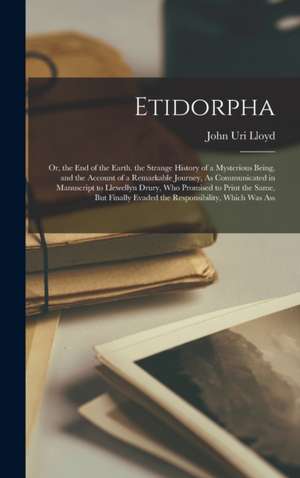 Etidorpha de John Uri Lloyd