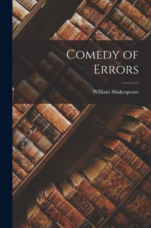 Comedy of Errors de William Shakespeare