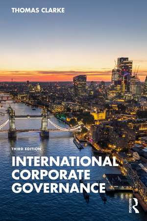 International Corporate Governance de Thomas Clarke