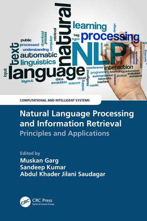 Natural Language Processing and Information Retrieval: Principles and Applications de Muskan Garg