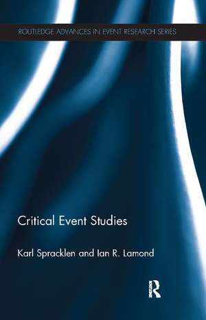 Critical Event Studies de Karl Spracklen