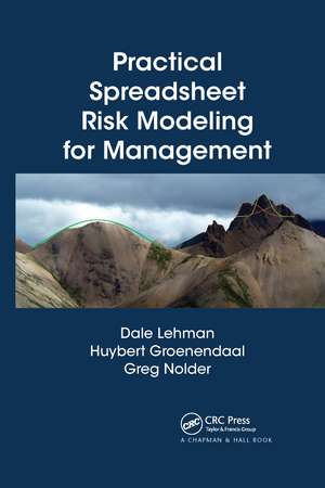 Practical Spreadsheet Risk Modeling for Management de Dale Lehman