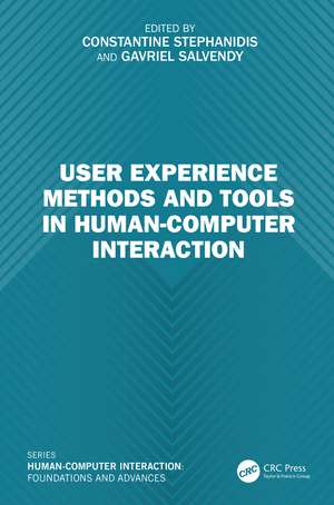 User Experience Methods and Tools in Human-Computer Interaction de Constantine Stephanidis