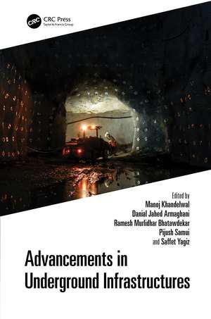 Advancements in Underground Infrastructures de Manoj Khandelwal