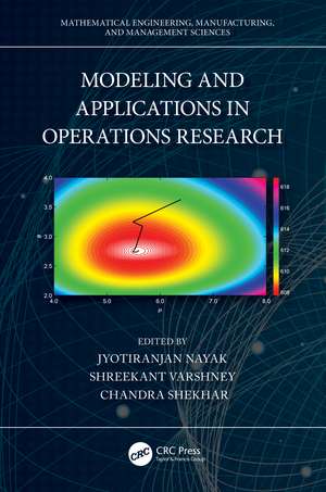 Modeling and Applications in Operations Research de Jyotiranjan Nayak