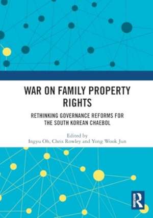 War on Family Property Rights: Rethinking Governance Reforms for the South Korean Chaebol de Ingyu Oh