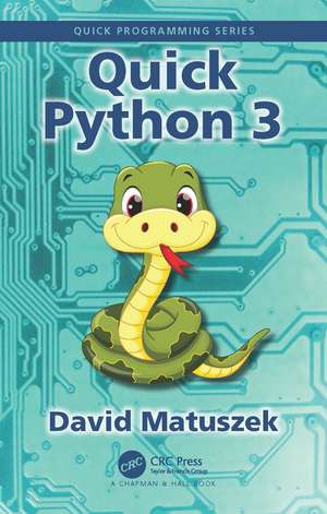 Quick Python 3 de David Matuszek