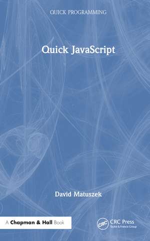 Quick JavaScript de David Matuszek