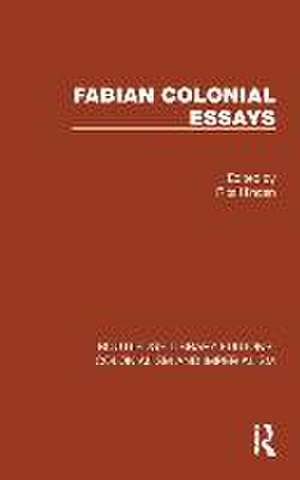 Fabian Colonial Essays de Rita Hinden