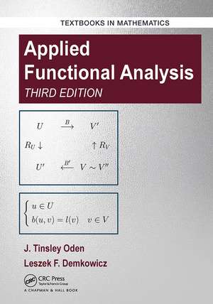 Applied Functional Analysis de J. Tinsley Oden