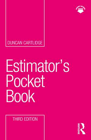 Estimator’s Pocket Book de Duncan Cartlidge