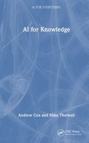 AI for Knowledge de Andrew Cox