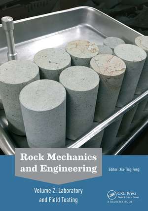 Rock Mechanics and Engineering Volume 2: Laboratory and Field Testing de Xia-Ting Feng