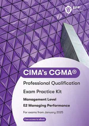 CIMA E2 Managing Performance de Bpp Learning Media