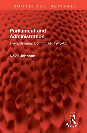 Parliament and Administration de Nevil Johnson