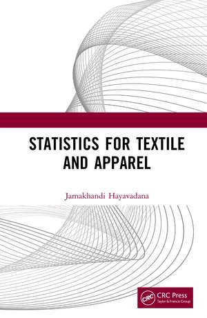 Statistics for Textile and Apparel de Jamakhandi Hayavadana