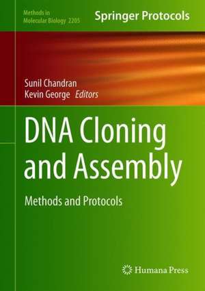 DNA Cloning and Assembly: Methods and Protocols de Sunil Chandran