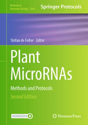 Plant MicroRNAs de Stefan De Folter