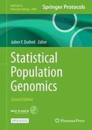 Statistical Population Genomics de Julien Y Dutheil