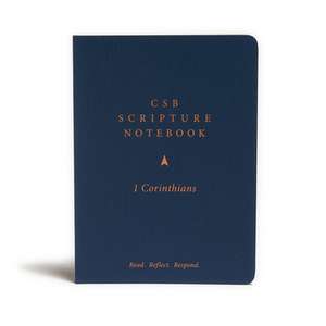 CSB Scripture Notebook, 1 Corinthians de Csb Bibles By Holman