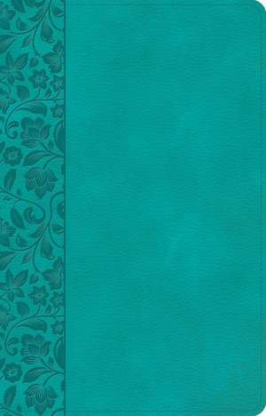 NASB Large Print Personal Size Reference Bible, Teal Leathertouch, Indexed de Holman Bible Publishers