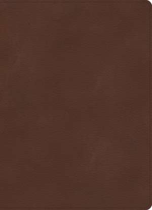 KJV Single-Column Wide-Margin Bible, Brown Leathertouch de Holman Bible Publishers