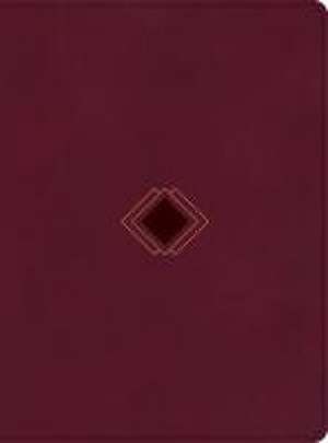 CSB Day-By-Day Chronological Bible, Burgundy Leathertouch de George H Guthrie