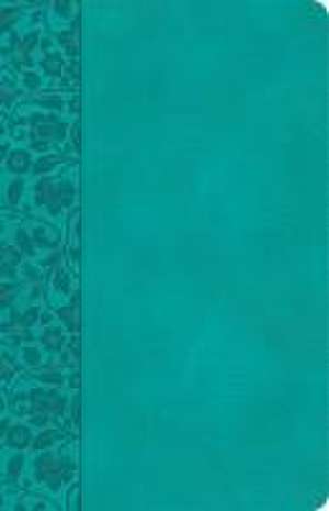 CSB Large Print Personal Size Reference Bible, Teal Leathertouch de Csb Bibles By Holman