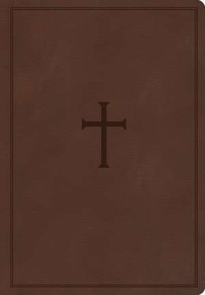 CSB Super Giant Print Reference Bible, Brown Leathertouch, Indexed de Csb Bibles By Holman