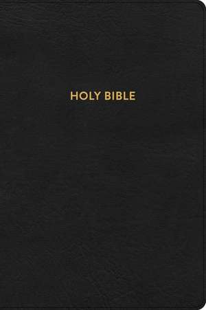 KJV Rainbow Study Bible, Black Leathertouch, Indexed de Holman Bible Publishers