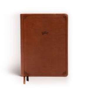 NASB Tony Evans Study Bible, Brown Leathertouch, Indexed de Tony Evans