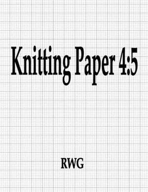 Knitting Paper 4 de Rwg