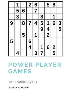 Power Player Games Hard Sudoku Vol 1 de Rich Goodwin