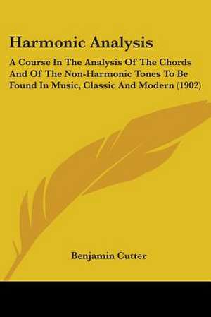 Harmonic Analysis de Benjamin Cutter