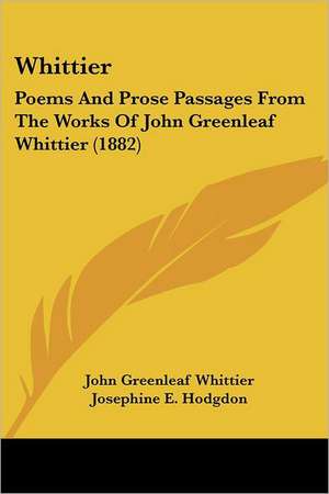 Whittier de John Greenleaf Whittier